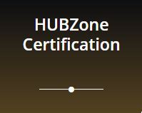 hubzone certification application.